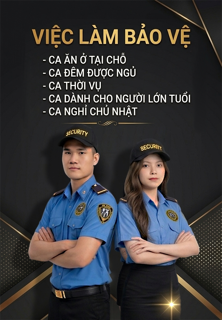 tuyển dụng việc làm bảo vệ tp.hcm